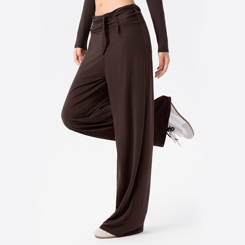 Buddha Stones Freizeit-Sporthose für Damen mit Schnürung, atmungsaktiv, weites Bein - image 13