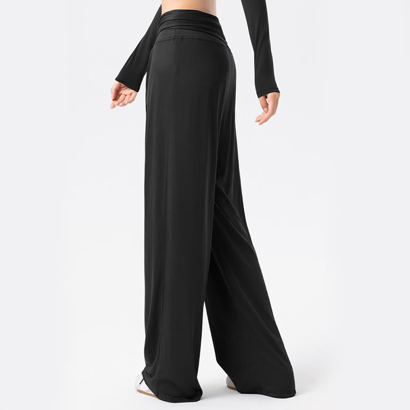 Buddha Stones Freizeit-Sporthose für Damen mit Schnürung, atmungsaktiv, weites Bein - image 1
