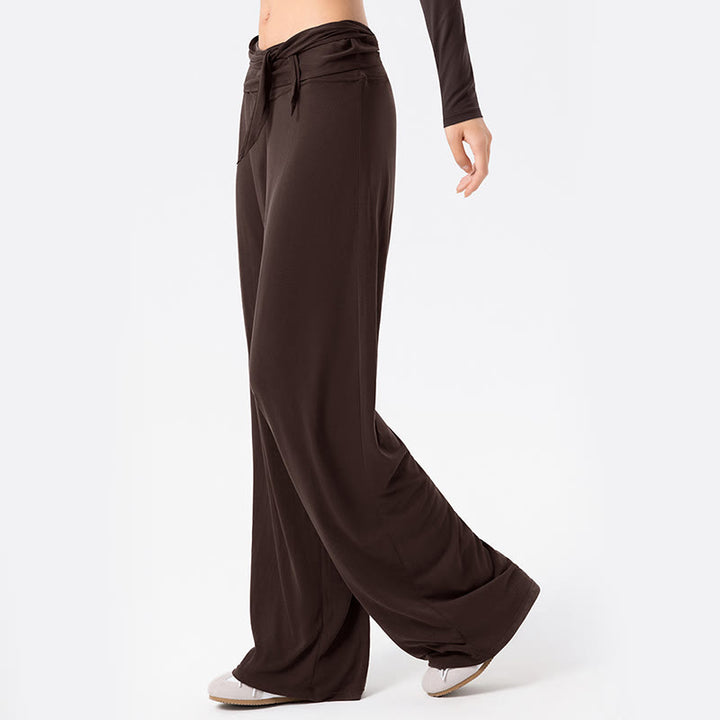 Buddha Stones Freizeit-Sporthose für Damen mit Schnürung, atmungsaktiv, weites Bein - image 11