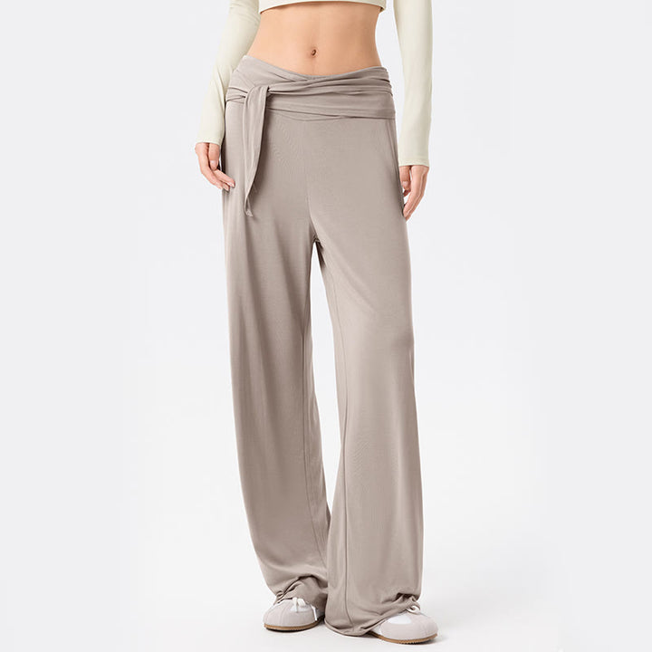 Buddha Stones Freizeit-Sporthose für Damen mit Schnürung, atmungsaktiv, weites Bein - image 17