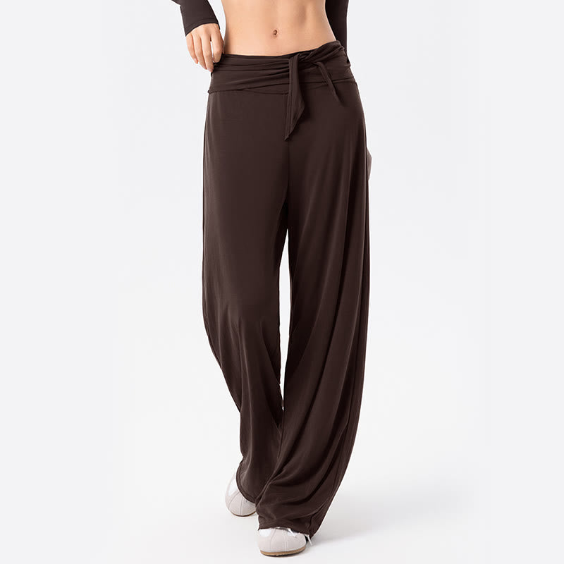 Buddha Stones Freizeit-Sporthose für Damen mit Schnürung, atmungsaktiv, weites Bein - image 10