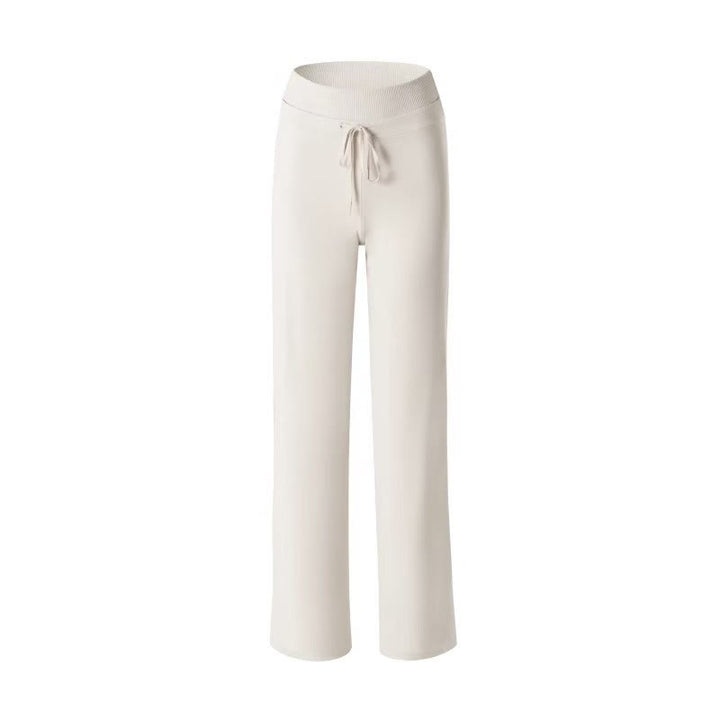 Buddha Stones Freizeithose mit Kordelzug, elastischem Bund und weitem Bein für Damen – ideal für Yoga, Sport und Fitnessstudio. - Weiß - US6, UK/AU10, EU38 (XL) - image 8
