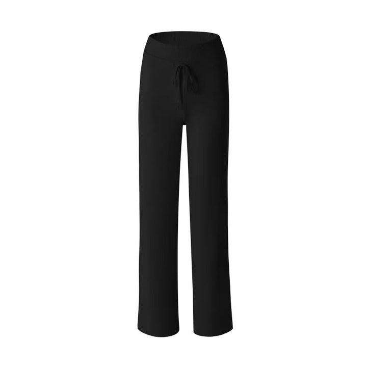 Buddha Stones Freizeithose mit Kordelzug, elastischem Bund und weitem Bein für Damen – ideal für Yoga, Sport und Fitnessstudio. - Schwarz - US6, UK/AU10, EU38 (XL) - image 7