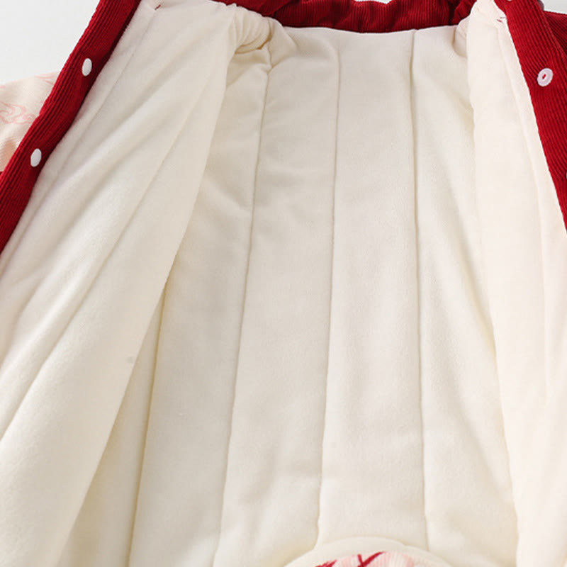 Buddha Stones, Winter-Schmetterling, Glückswolken-Design, Baby-Mädchen-Baumwoll-Langarm-Strampler - image 6