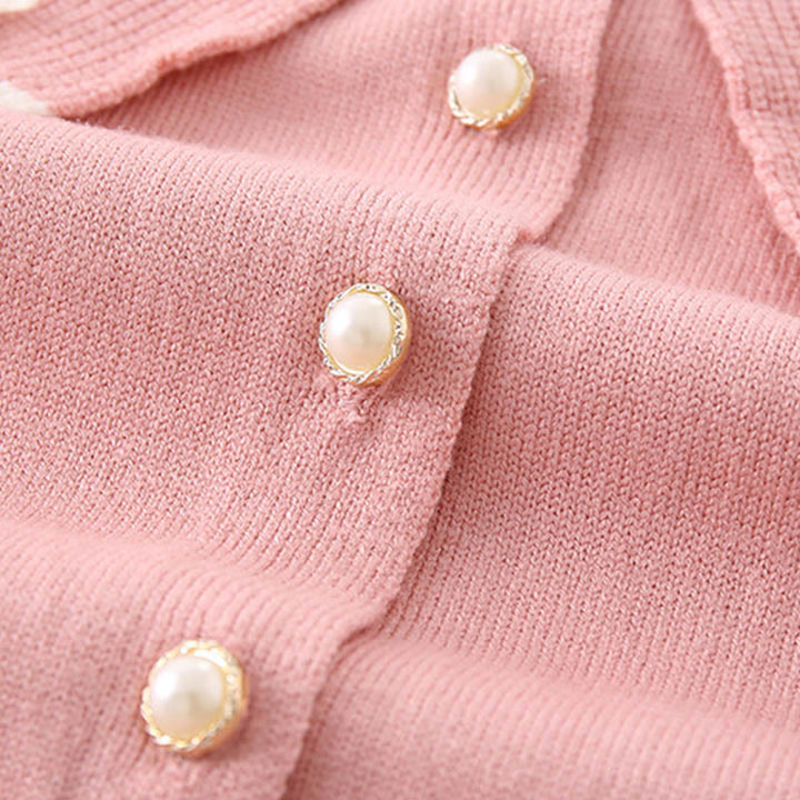 Buddha Stones Frühling Herbst Farbblock-Baby-Mädchen Langarm-Kapuzen-Strick-Einteiler - image 12