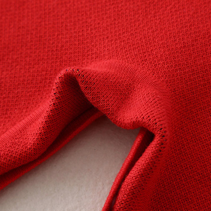 Buddha Stones ​​Herbst Winter Roter Drachenmuster Baby Jungen Mädchen Baumwolle Langarm Strick Einteiler - image 10