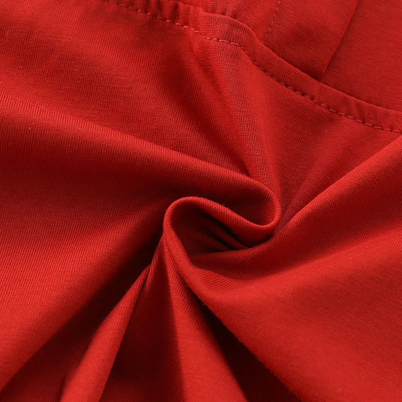 Buddha Stones ​​Frühling Herbst Rotes Kaninchen Design Baby Mädchen Baumwolle Langarm Einteiler Strampler - image 7