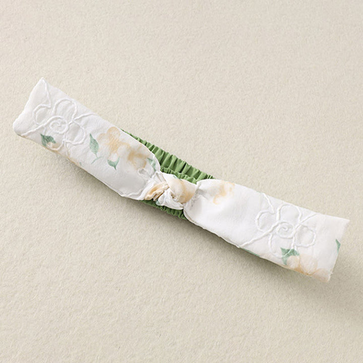 Buddha Stones ​​Frühling Herbst Hellgelbe Blumen V-Ausschnitt Design Baby Mädchen Baumwolle Langarm Einteiler Strampler - image 11