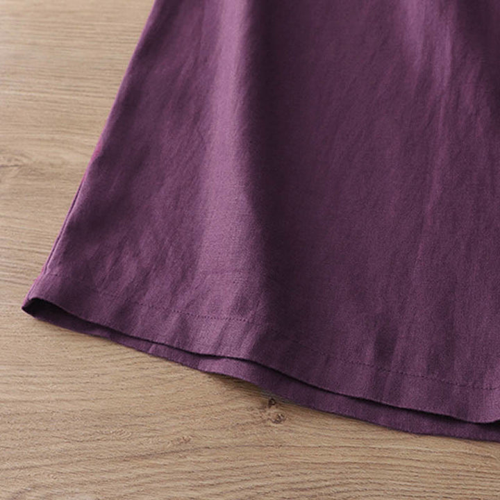 Buddha Stones Damen-Herbst-Pendelhose, einfarbig, mit Reißverschluss, weitem Bein und Taschen - image 34