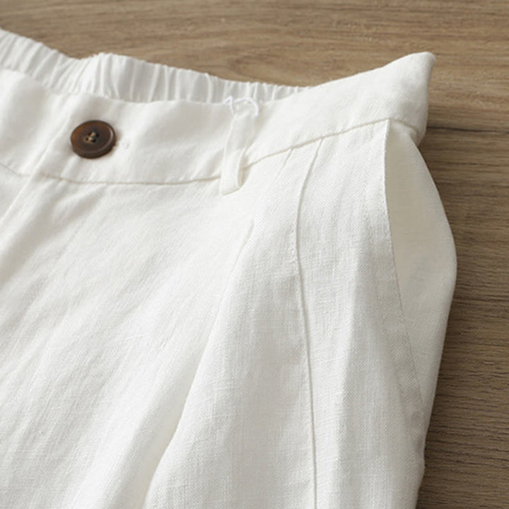 Buddha Stones Damen-Herbst-Pendelhose, einfarbig, mit Reißverschluss, weitem Bein und Taschen - image 11