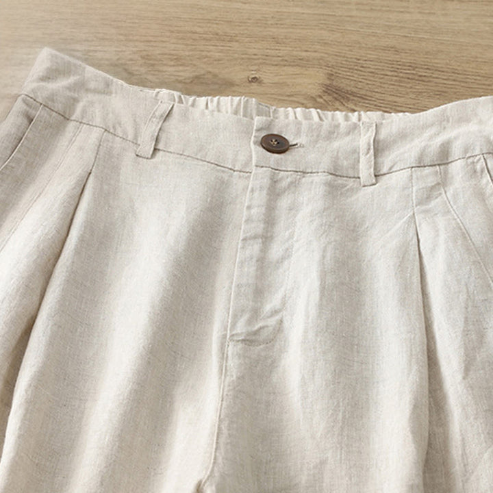 Buddha Stones Damen-Herbst-Pendelhose, einfarbig, mit Reißverschluss, weitem Bein und Taschen - image 36