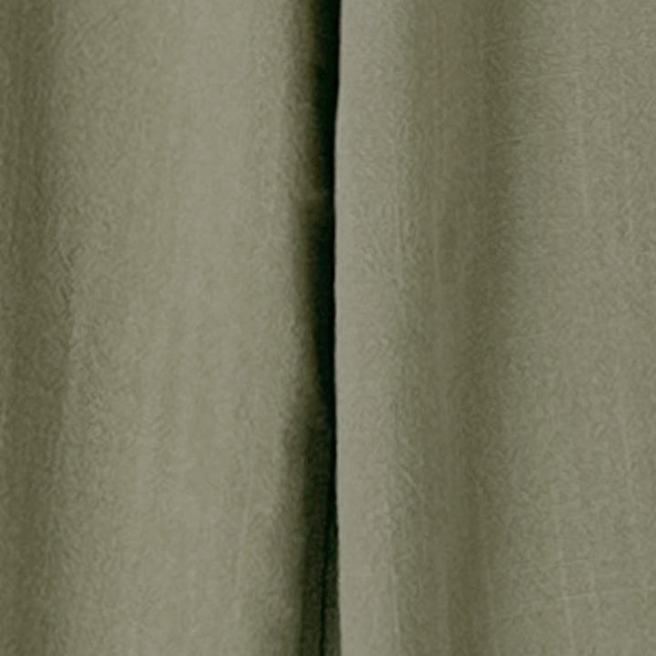 Buddha Stones Damen-Hose aus Baumwoll-Leinen-Mischgewebe mit Kordelzug, weitem Bein und Knöchellänge, Taschen - image 8