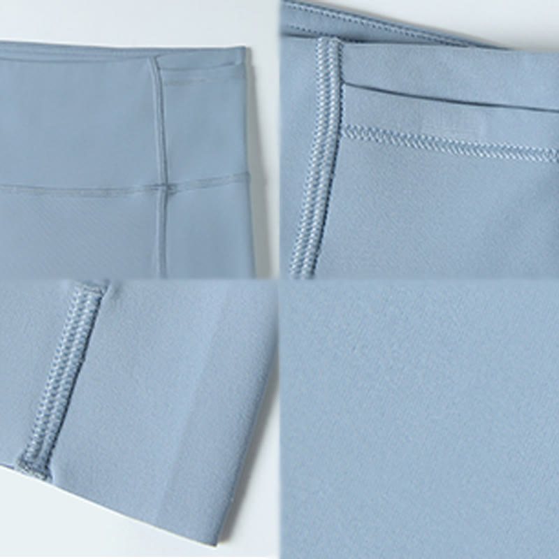 Buddha Stone Leggings in Unifarben, hoher Bund, Sport- und Fitness-Leggings für Damen, Yoga-Hosen - image 15