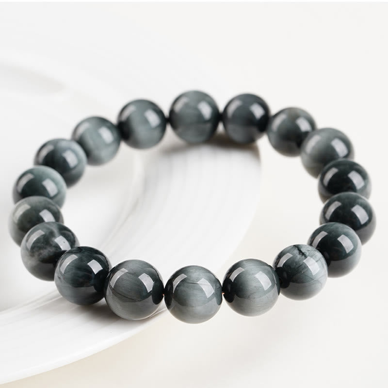 Buddha Stones Armband mit Adleraugenstein – Symbol für positive Ruhe - image 2