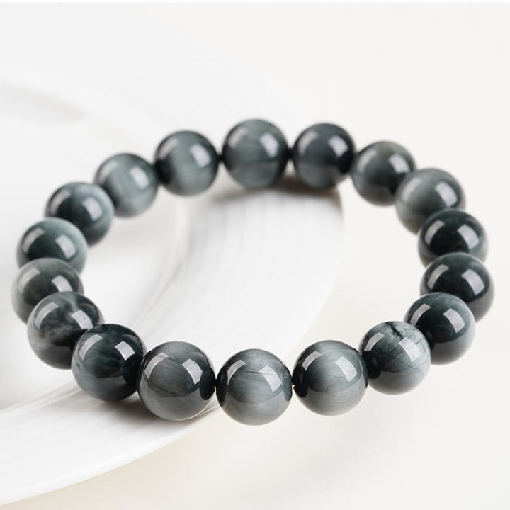 Buddha Stones Armband mit Adleraugenstein – Symbol für positive Ruhe - image 2