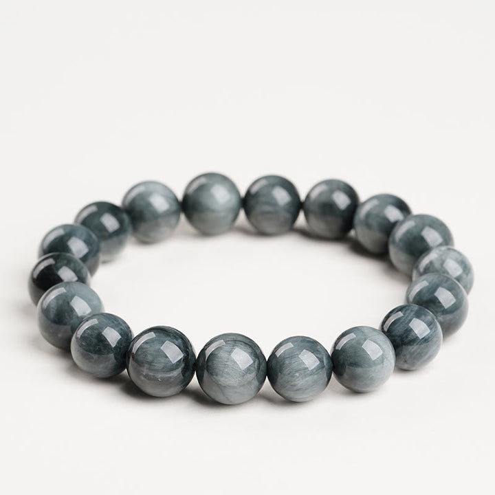 Buddha Stones Armband mit Adleraugenstein – Symbol für positive Ruhe - 5A-Qualität Adleraugenstein - 16–16,8 mm - image 10