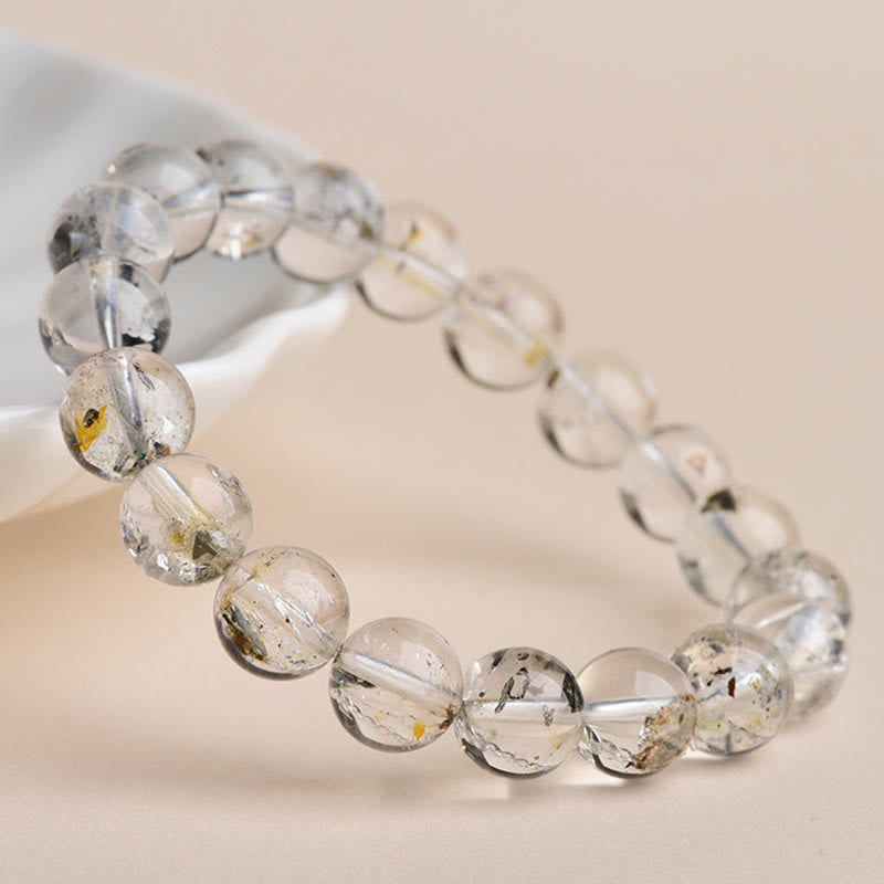Buddha Stones ​​Herkimer-Diamant-Schutz-Meditationsarmband - image 11