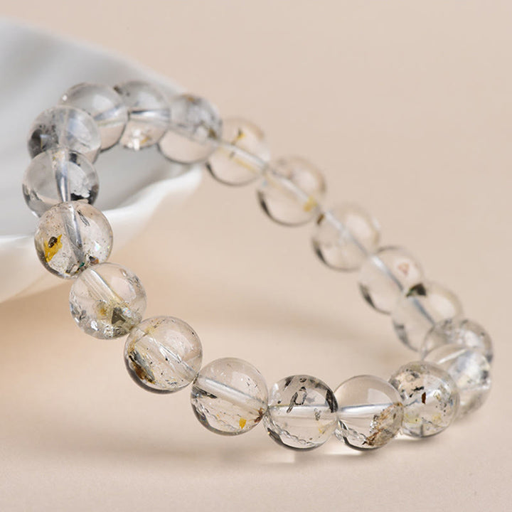 Buddha Stones ​​Herkimer-Diamant-Schutz-Meditationsarmband - image 11