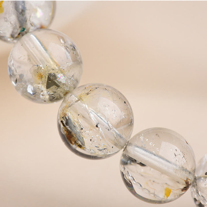 Buddha Stones ​​Herkimer-Diamant-Schutz-Meditationsarmband - image 12