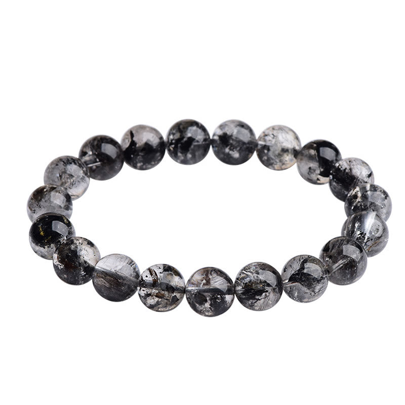 Buddha Stones ​​Herkimer-Diamant-Schutz-Meditationsarmband - image 3