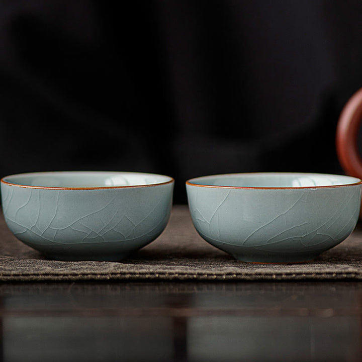Buddha Stones, handbemalte Koi-Fisch-Keramik-Teetasse, Kung-Fu-Teetasse, 50 ml - image 8