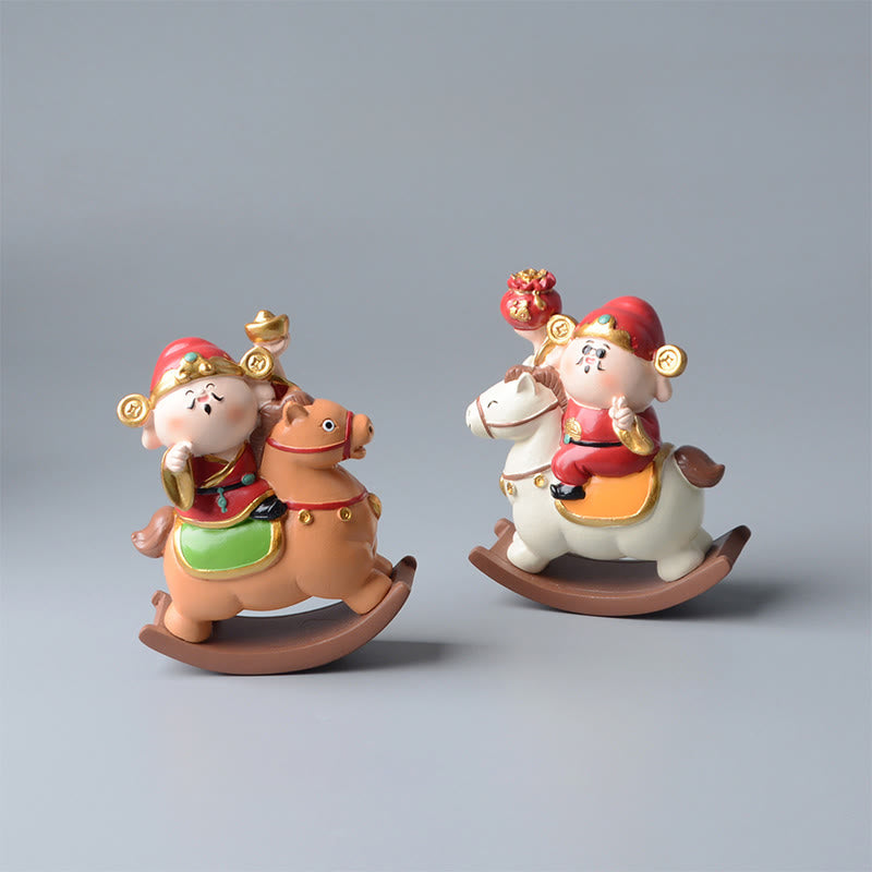 Buddha Stones, Jahr des Pferdes, Gott des Reichtums, Geldsack, Erfolg, Wohlstand, Schreibtischdekoration - image 0