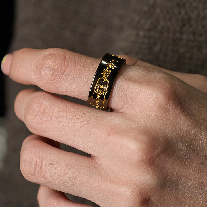 Buddha Stones ​​Kupferwort Verstellbarer Balance-Ring - image 10