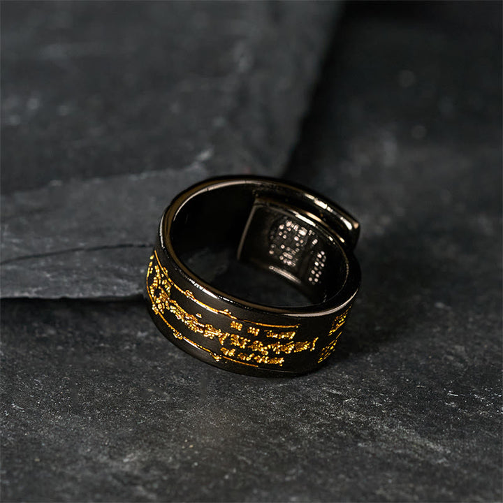 Buddha Stones ​​Kupferwort Verstellbarer Balance-Ring - image 9