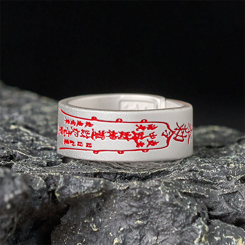Buddha Stones ​​Kupferwort Verstellbarer Balance-Ring - image 1