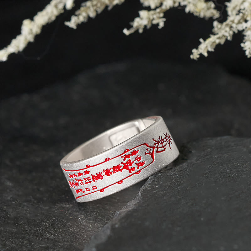 Buddha Stones ​​Kupferwort Verstellbarer Balance-Ring - image 2