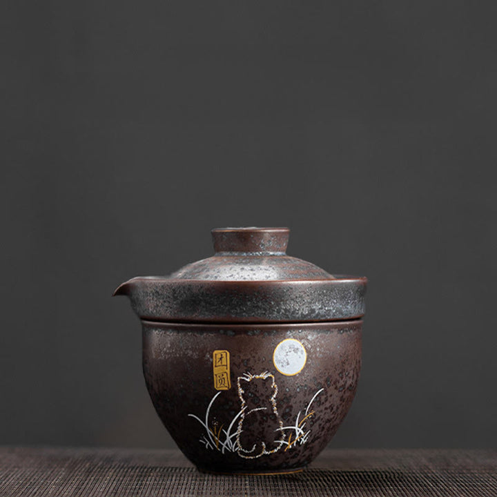 Buddha Stones, niedliche Katzen-Teetasse, Kung-Fu-Teetasse  - image 1