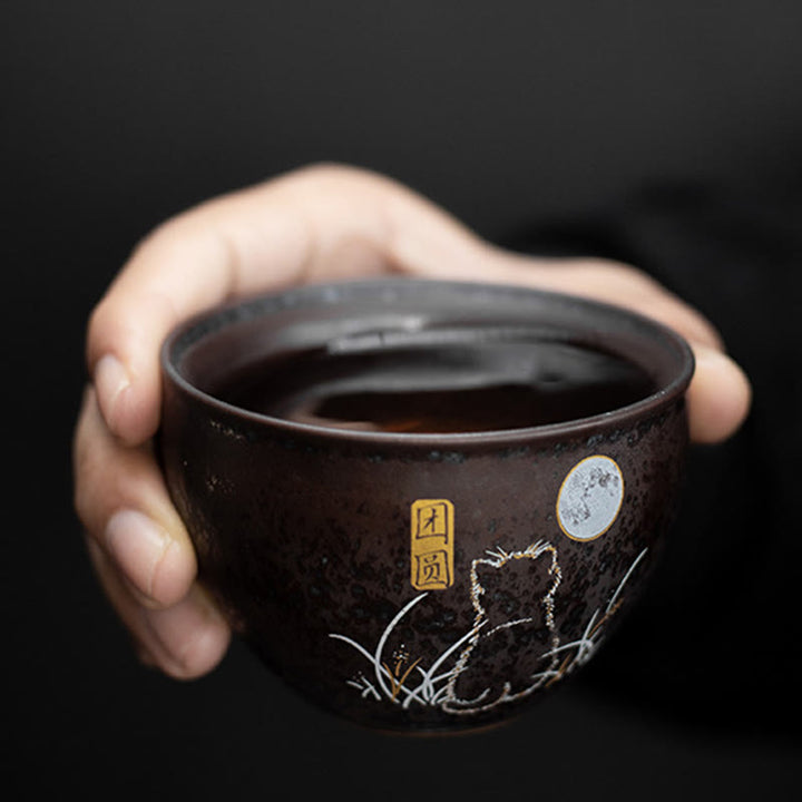 Buddha Stones, niedliche Katzen-Teetasse, Kung-Fu-Teetasse  - image 5