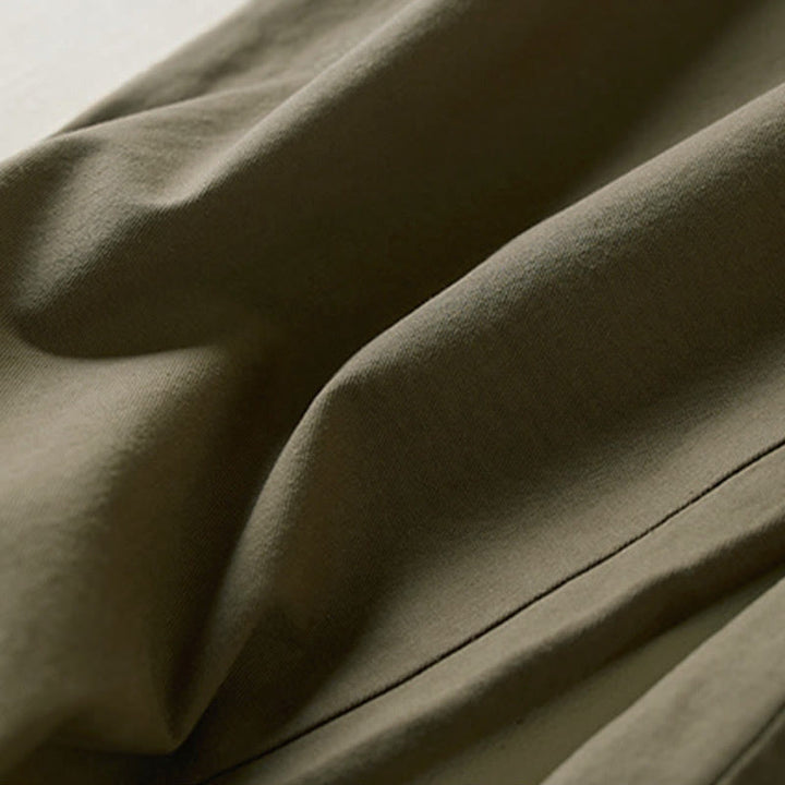 Buddha Stones Herbst-Cargohose für Damen aus Baumwolle mit Kordelzug, Länge 7-8, mit Taschen - image 8