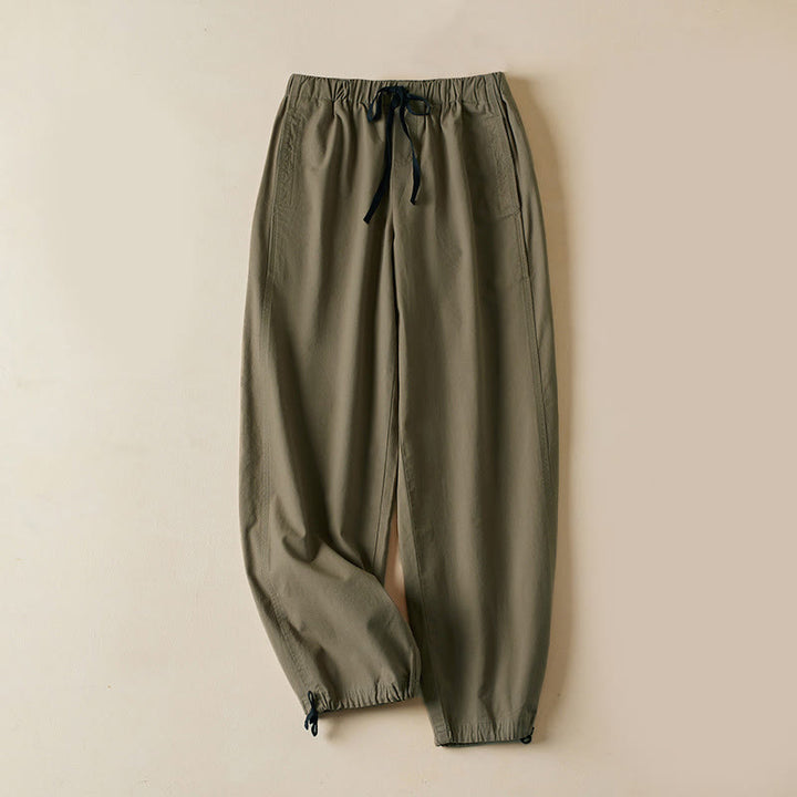 Buddha Stones Herbst-Cargohose für Damen aus Baumwolle mit Kordelzug, Länge 7-8, mit Taschen - Bräunen - US12, UK/AU16, EU44 (3XL) - image 0