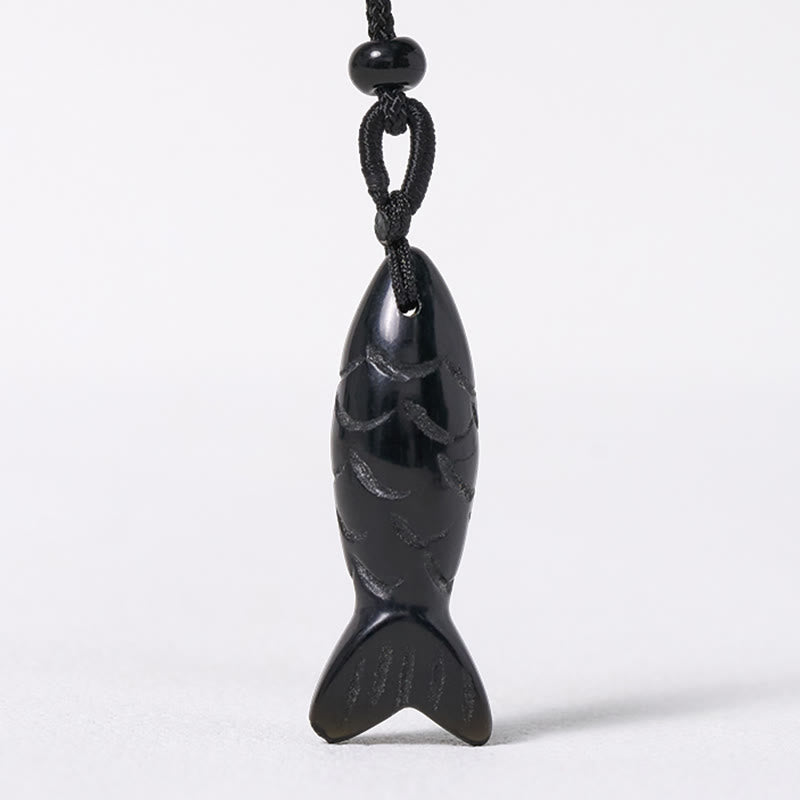 Buddha Stones Schnitzerei, Koi-Fisch, rosa Kristall, indischer Achat, Amethyst, Halskettenanhänger – Symbol für Wärme und Wohlstand - image 64