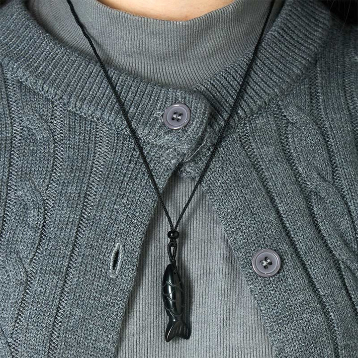 Buddha Stones Schnitzerei, Koi-Fisch, rosa Kristall, indischer Achat, Amethyst, Halskettenanhänger – Symbol für Wärme und Wohlstand - image 66