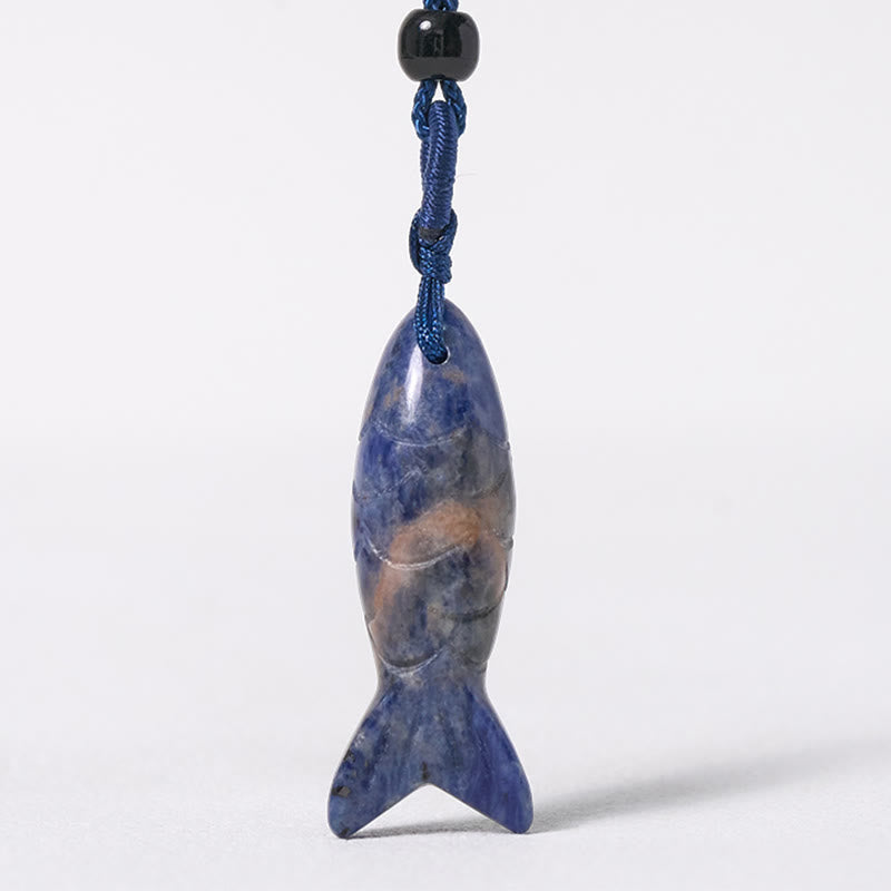 Buddha Stones Schnitzerei, Koi-Fisch, rosa Kristall, indischer Achat, Amethyst, Halskettenanhänger – Symbol für Wärme und Wohlstand - image 39