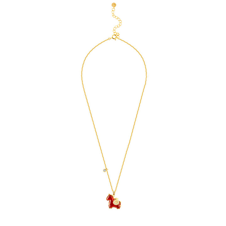 Buddha Stones ​​Jahr des Pferdes Rote Achat-Fu-Charakter-Selbstvertrauens-Halskette Anhänger - image 8