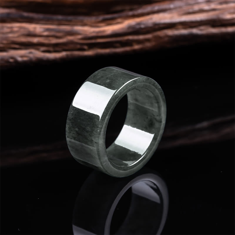 Buddha Stones Jade-Ring für Wohlstand, Fülle und Glück - image 1