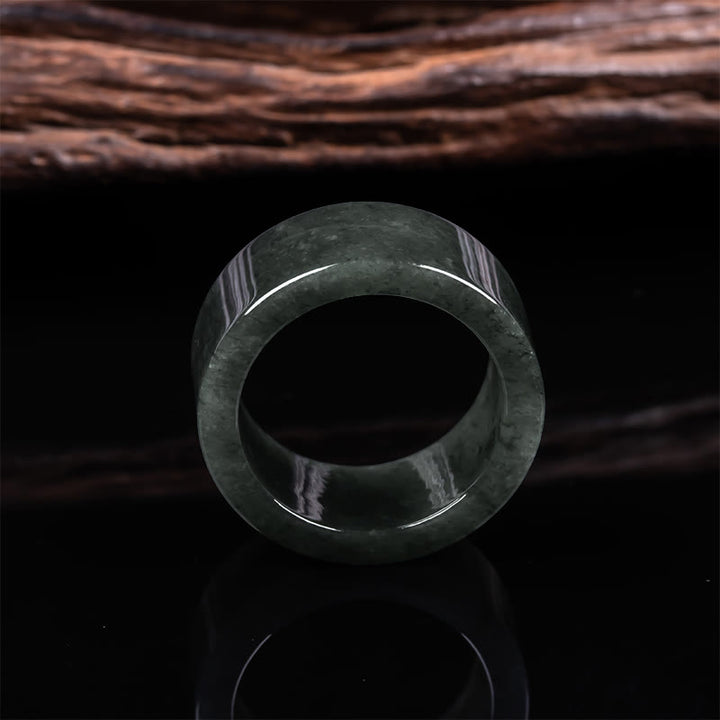 Buddha Stones Jade-Ring für Wohlstand, Fülle und Glück - image 3