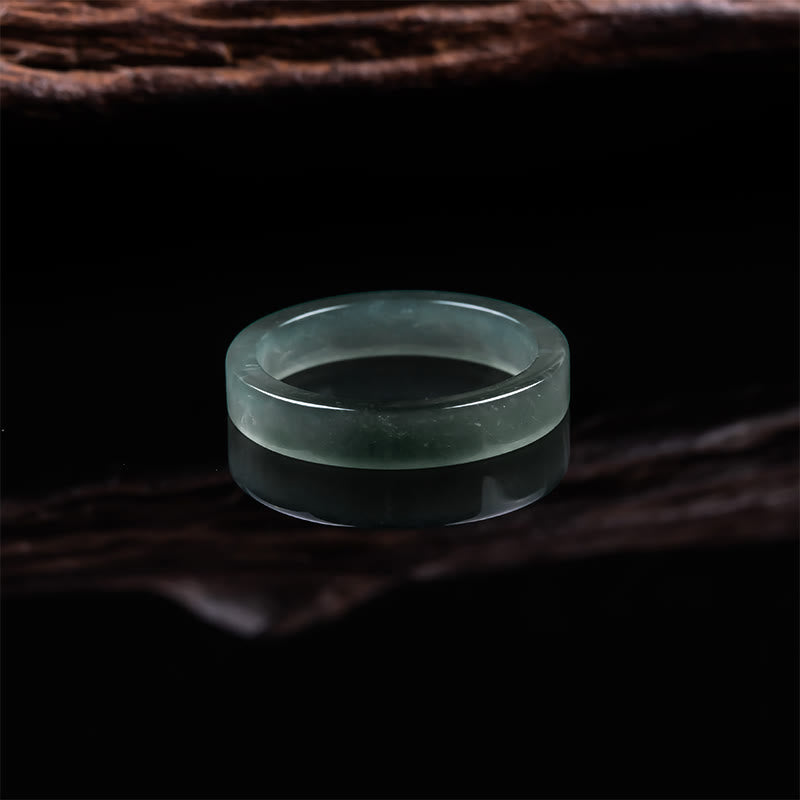 Buddha Stones Jade-Ring „Fülle und Wohlstand“ – Mehrere Größen erhältlich - image 4