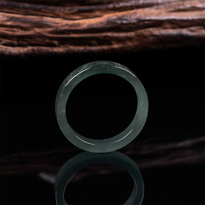 Buddha Stones Jade-Ring „Fülle und Wohlstand“ – Mehrere Größen erhältlich - image 2