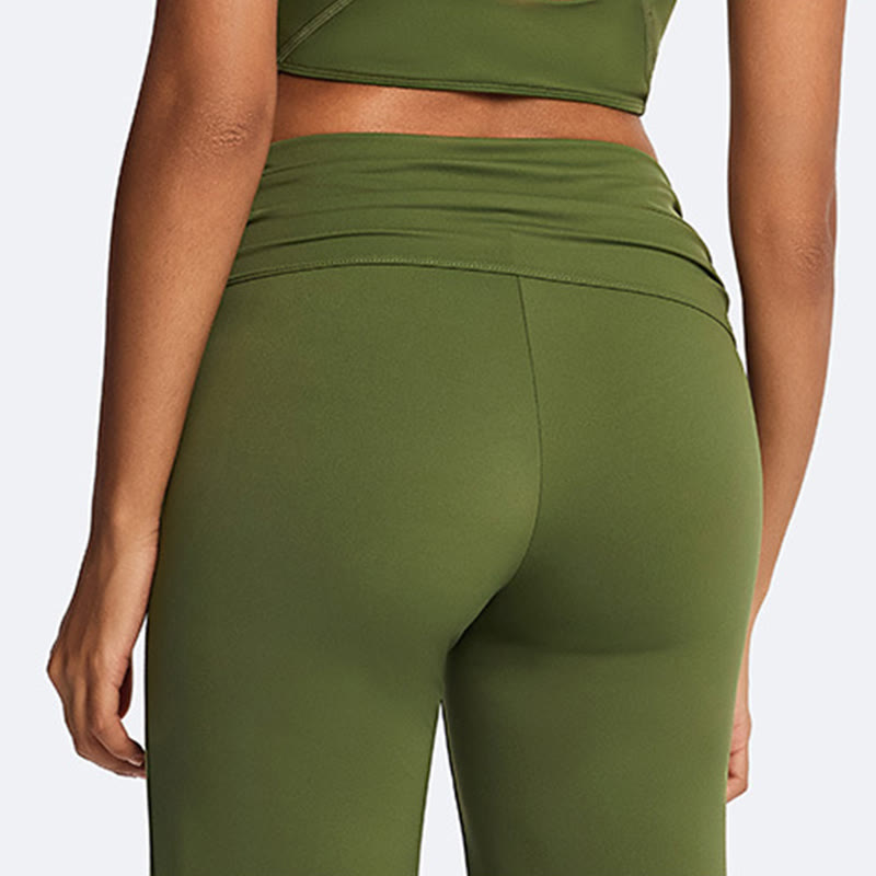 Buddha Stones Kurzes, ärmelloses Neckholder-Top mit geradem Bein und gerader Hose – ideal für Sport, Fitness und Yoga. - image 12