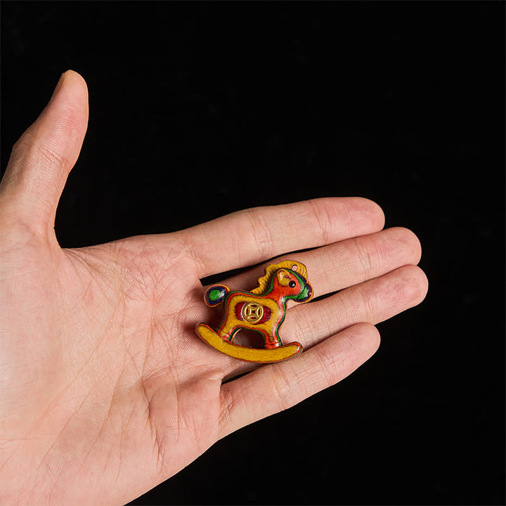 Buddha Stones, Jahr des Pferdes, Kupfermünze, Regenbogen-Eukalyptus, Kreativitäts-Schreibtischdekoration - image 5