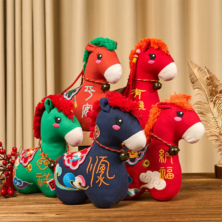 Buddha Stones, Jahr des Pferdes, Kupferrote Schnur, Fu-Zeichenstickerei, Wohlstands-Heimdekoration - image 34