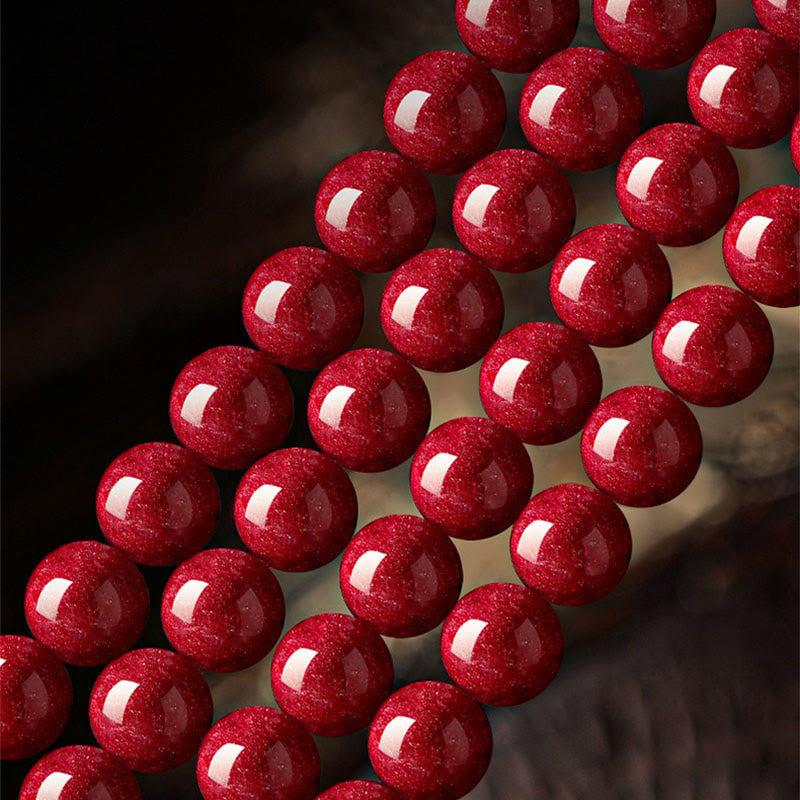 Buddha Stones Zinnober-Segensarmband zum Jahr des Pferdes - image 15