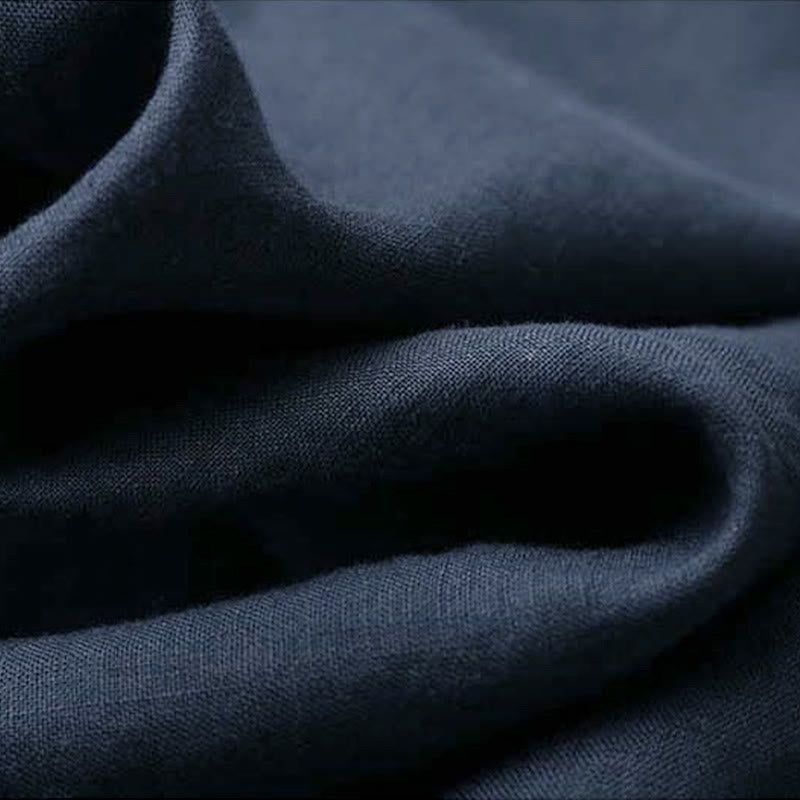 Buddha Stones Retro Blumenstickerei Design Langarm Damenshirt aus Baumwolle und Leinen - image 24