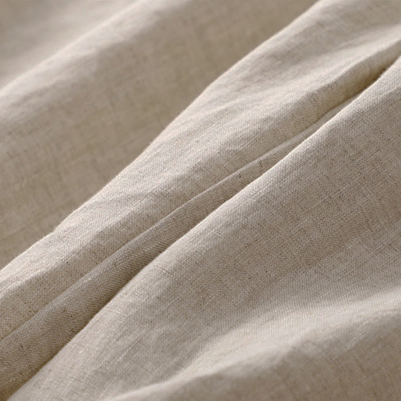 Buddha Stones Damen-Haremshose mit farblich abgesetztem Design, Länge 7-8 Zoll, mit Taschen - image 4