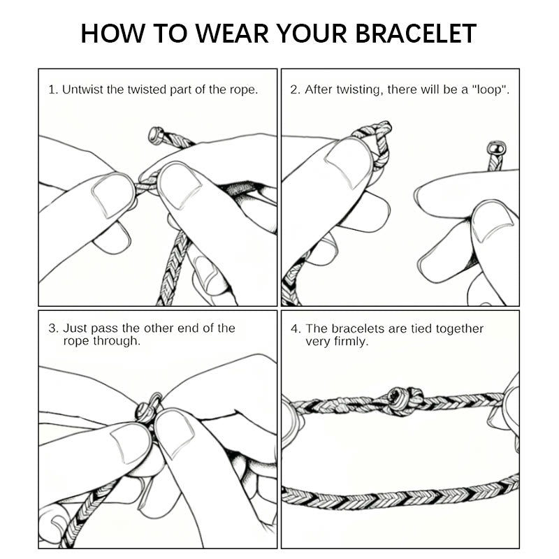 Buddha Stones Buntes Seil Glücksmünze Perlenfülle Extra dünnes geflochtenes Armband - image 6