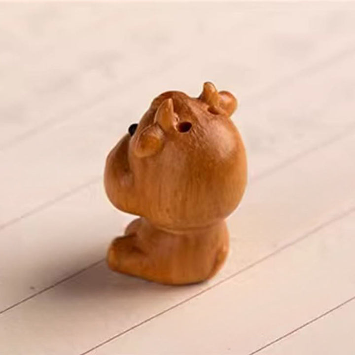 Buddha Stones Schlüsselanhänger aus rotem Sandelholz, Stern, Mond und Bodhi-Samen – Segenswunsch für das Jahr des Pferdes - image 19